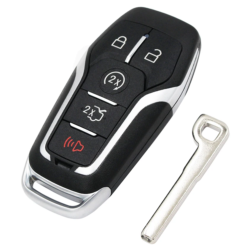 4/5 кнопки дистанционного Smart Prox ключ оболочки чехол Fob для Ford Fusion Explorer edge Mustang- M3N-A2C3124330