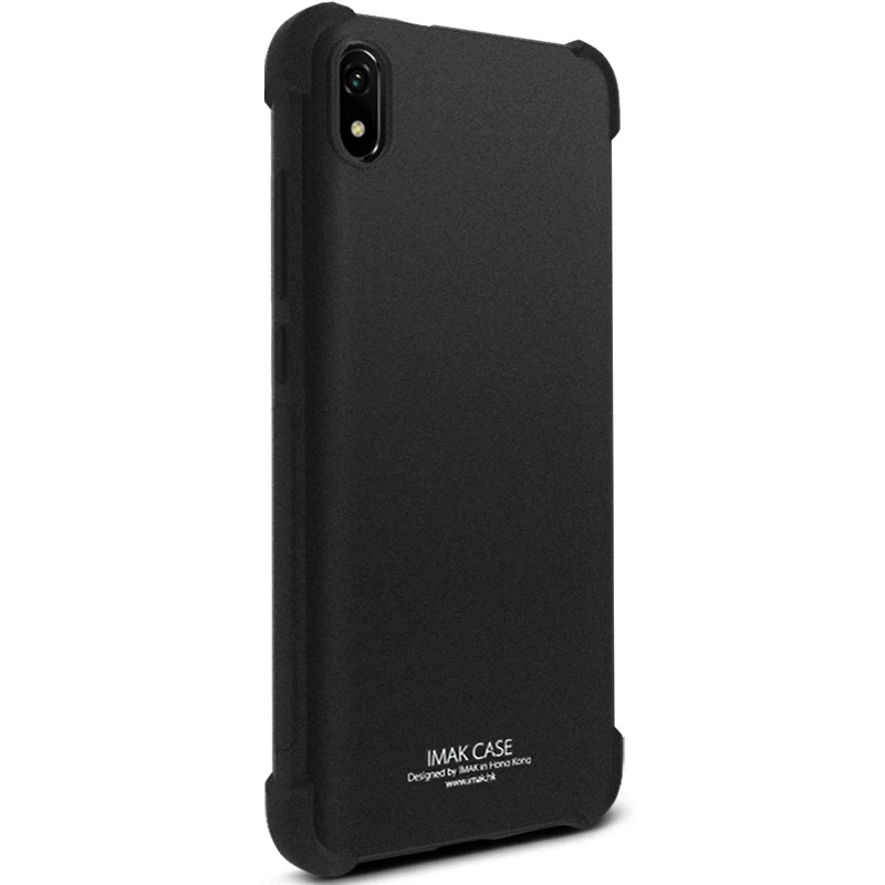 IMAK углы чехол с "воздушной подушкой" для Xiaomi Redmi 7A K20 Note 8 7 6 5 Pro Мягкий ТПУ чехол для Redmi Note7 Pro Полное покрытие матовый прозрачный корпус - Цвет: Matte Black