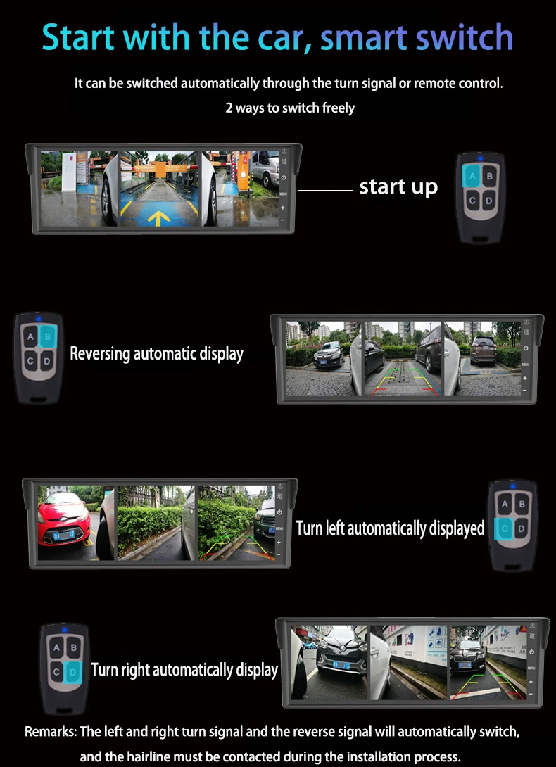 Zhidao 6 road Blind Spot Monitoring system 360-degree Full Vehicle Image with Driving Record