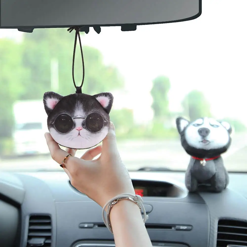Очиститель воздуха автомобиля ароматерапия креативное украшение Милые 3D украшения аксессуары животное кошка ароматерапия автомобиль кулон для интерьера