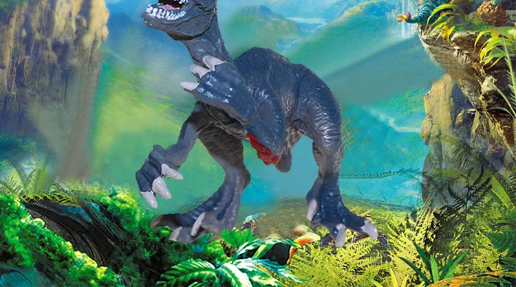 06 xiao xun Raptors твердая модель динозавра игрушка имитация динозавров ПВХ материал OPP мешок