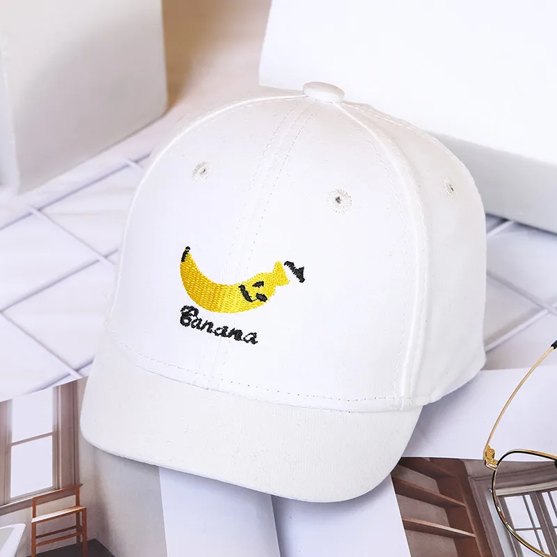 New Cartoon Cat Fruit Children Hat Spring Summer Baby Adjustable Baseball Cap Cotton Newborn Caps Soft Sunhat Baby Accessories