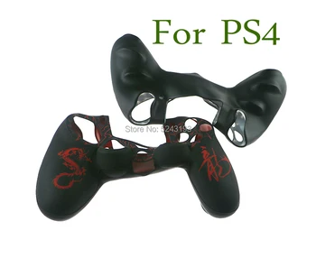 

10PCS FOR PS4 New Chinese Dragons Silicone Cover Protection Case for SONY playstation 4 PS4 Controller Skin Dragon Silicone Case