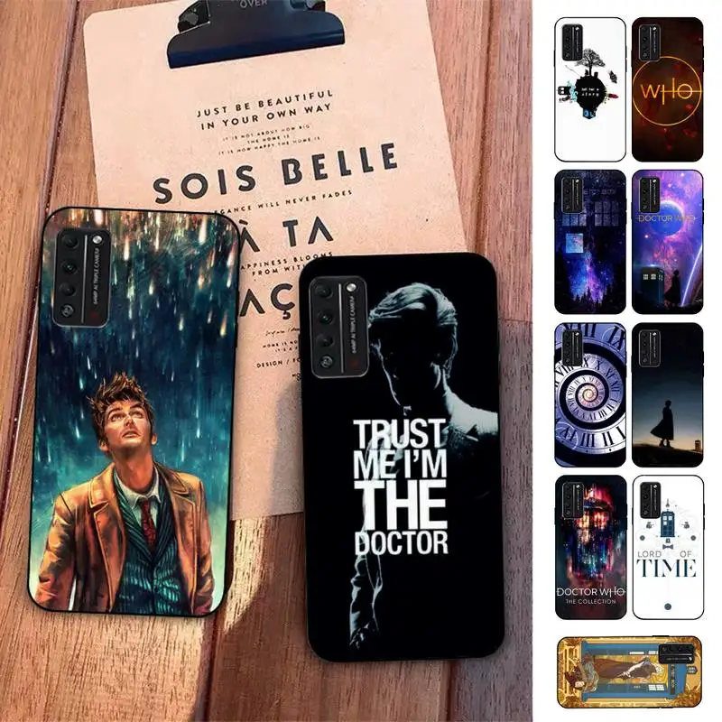 FHNBLJ Tardis Box Doctor Who чехол для телефона Huawei Honor 8 9 10 5A 30 20 pro lite 8X 8C | Мобильные телефоны и