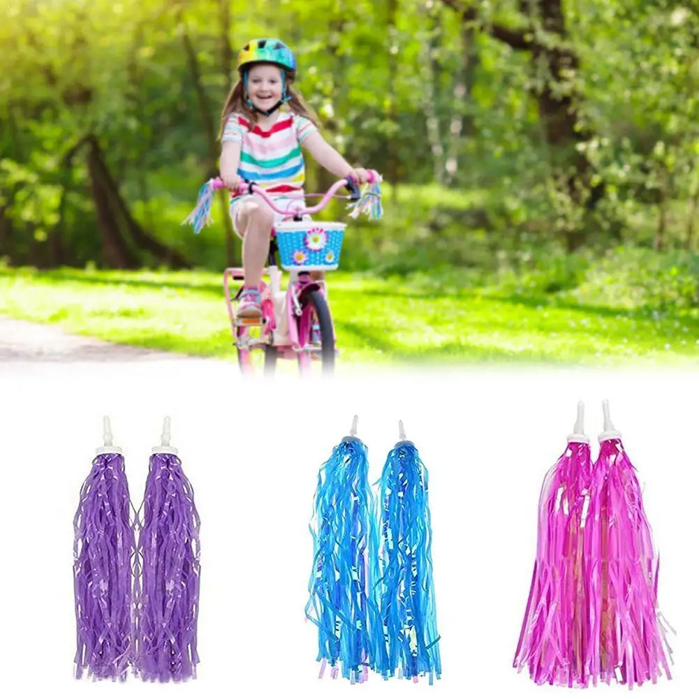 A Pair Of Children's Bicycle Pe Streamer, Baby Tassels Carriage Bicycle