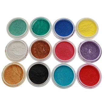 

12 Colors/set Luminous Powder Epoxy Resin Dye Pearl Pigment Mineral Fluorescent Powder DIY Arts Crafts Jewelry Making