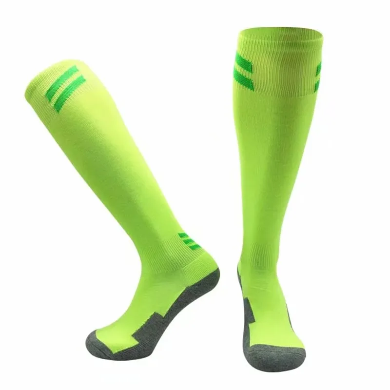 New Adult Men Women Child Football soccer Socks Boys and Girls Soccer Sock Over Knee High Sock Baseball Hockey Sports Long Stock