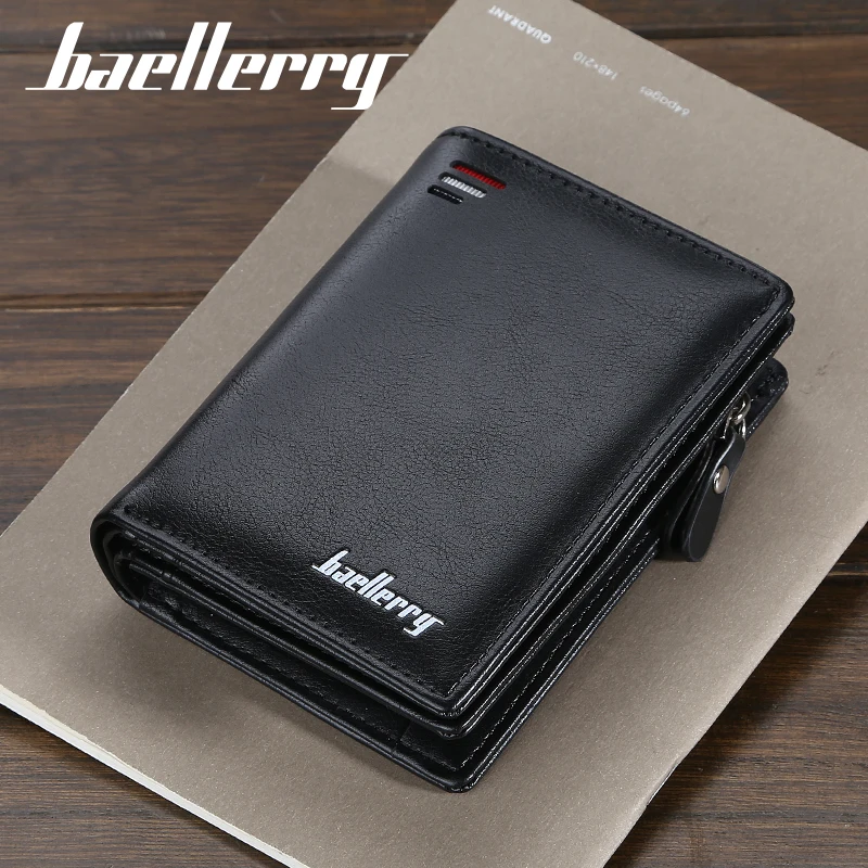 Мужские короткие кошельки Baellerry модный новый кошелек для карт