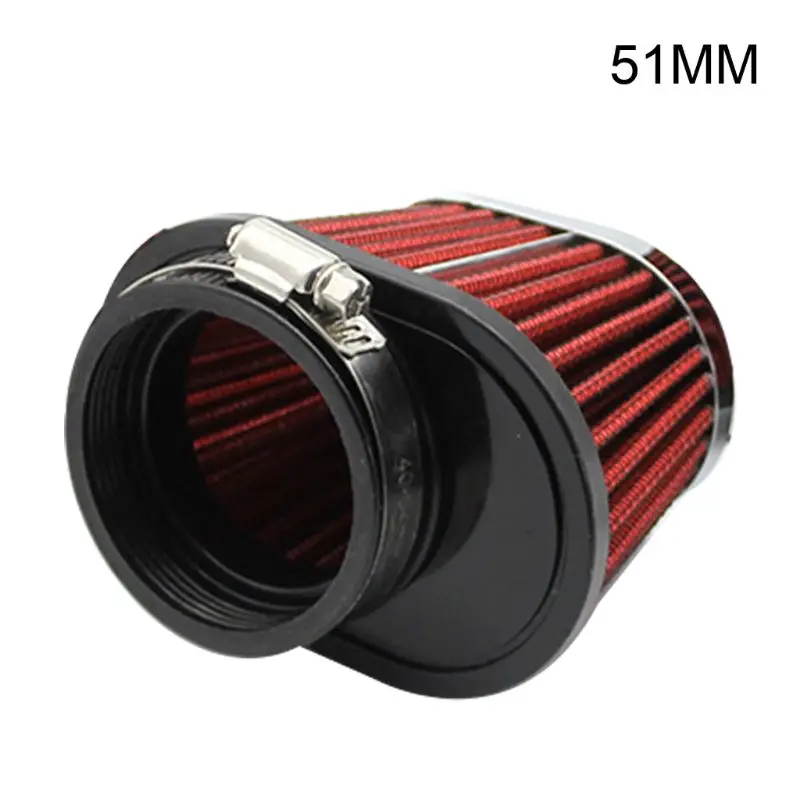 2025 New 51/55/60mm Universal Motorcycle Air Filter Car Motorbike Air Intake Accessories