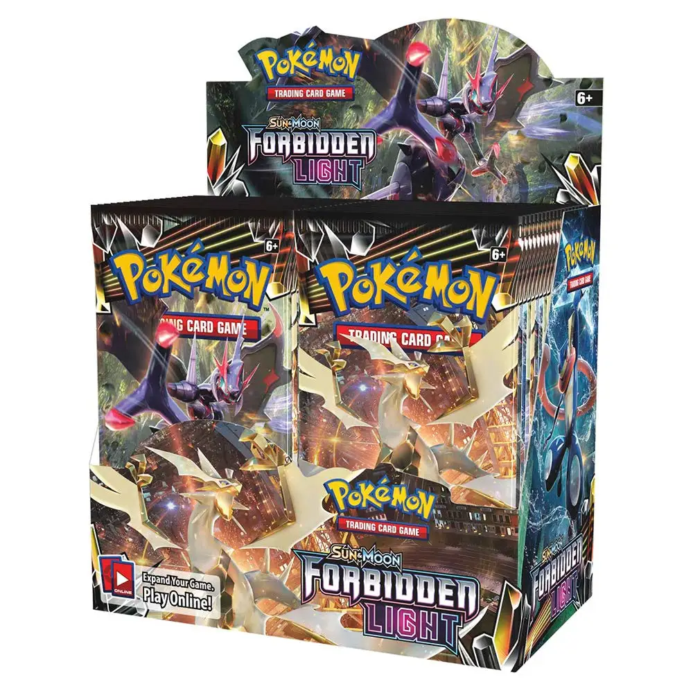 324 шт Pokemon cards TCG: солнце и луна, светильник-бустер, коллекционная карточная игра, детские игрушки - Цвет: Forbidden light