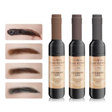 

6ML Gel Waterproof Bottle Eye Brow Long Lasting Smudge-Proof Tinted Liquid with Brush Makeup Cosmetic Eyebrow Gel Wine Style