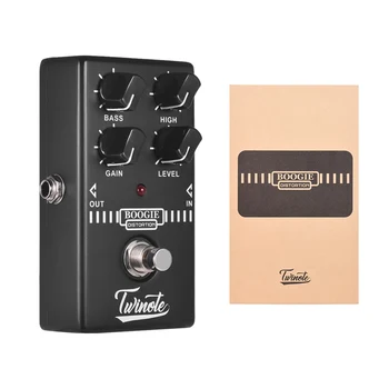 

Hot New Twinote BOOGIE DISTORTION Analog Old School Distortion Guitar Effect Pedal Processsor Full Metal Shell with True Bypass