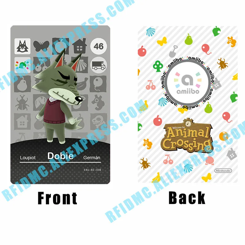 Animal crossing amiibo cards back - lasopascene
