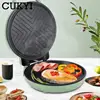 Electric Baking pan 30cm Diameter Double-sided heating Skillet Crepe maker Non-stick coating Pizza bake grill pancake griddle EU 2