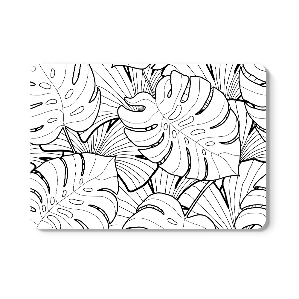 3D Print Abstract Leaves Laptop Case For Macbook Air 13 A2337 A2338 2020 M1 Chip Pro 14 15 A2442 A2289 Mac Pro 16 A2141 A2485