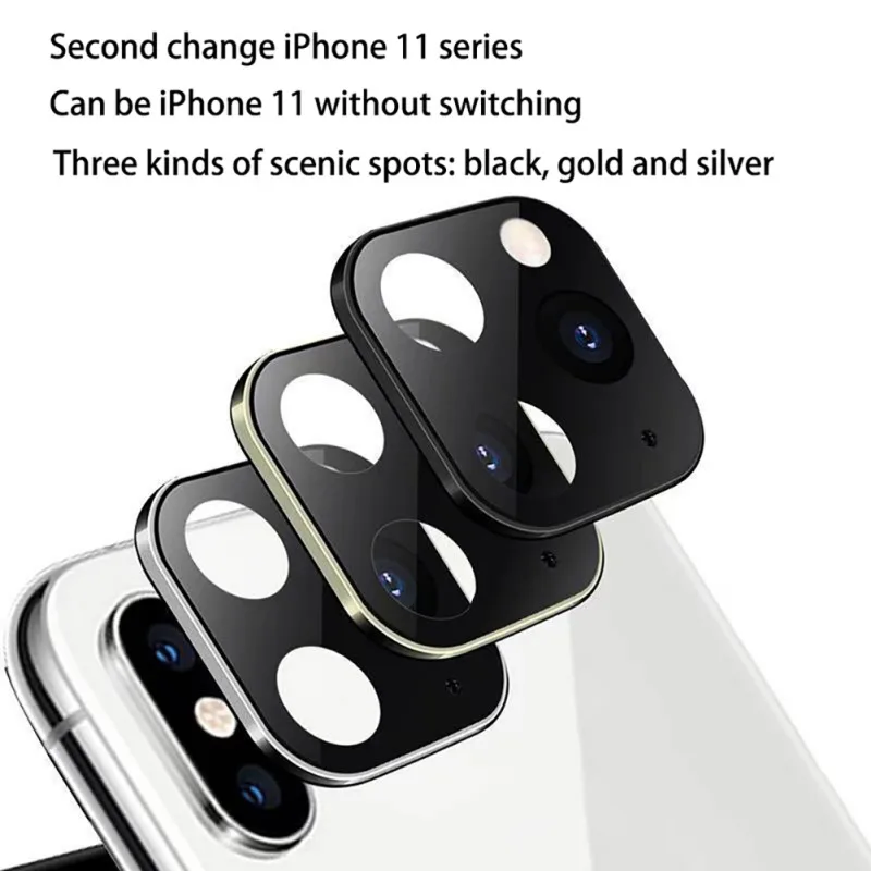 Для iphone XS/XS MAX для IPhone11Pro/ProMax сплав чехол для камеры устойчивый к царапинам и истиранию