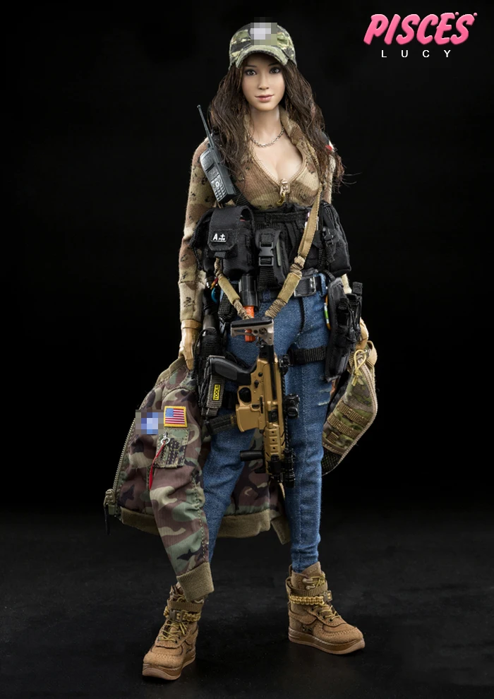 DAMTOYS DAMT 1/6 серия битва девушка рыбы DCG003 NANA DCG0004 LUCY Коллекционная фигурка куклы игрушки подарок с коробкой