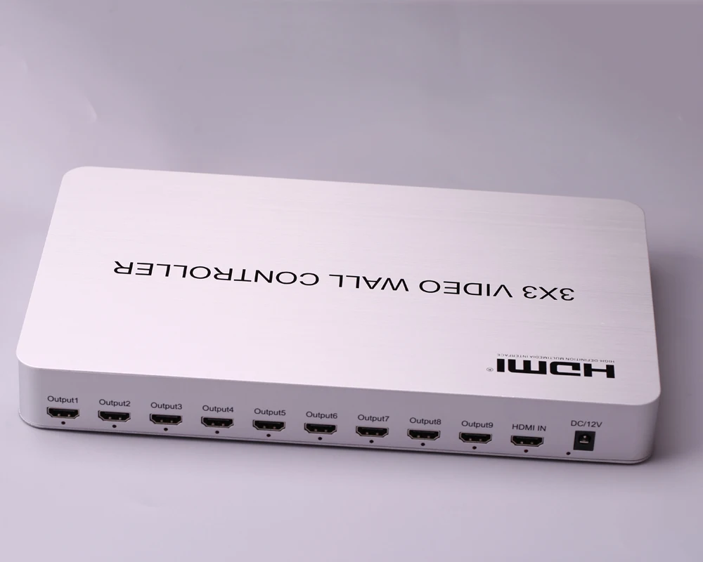 3x3 HDMI видео настенный процессор матричный конвертер сплиттер 1 в 9 дисплей 3x2 2x2 3x1 1x3 2x3 4x2 2x4 HDMI видео контроллер