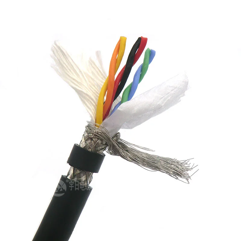 Промышленный Кабель для робота 6 ядер 0 2 мм² 24 22AWG сверхгибкая витая пара