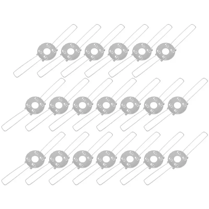 전등갓 스프링 클립, 램프 모양 고정 버클, DIY 조명 액세서리, 20 개