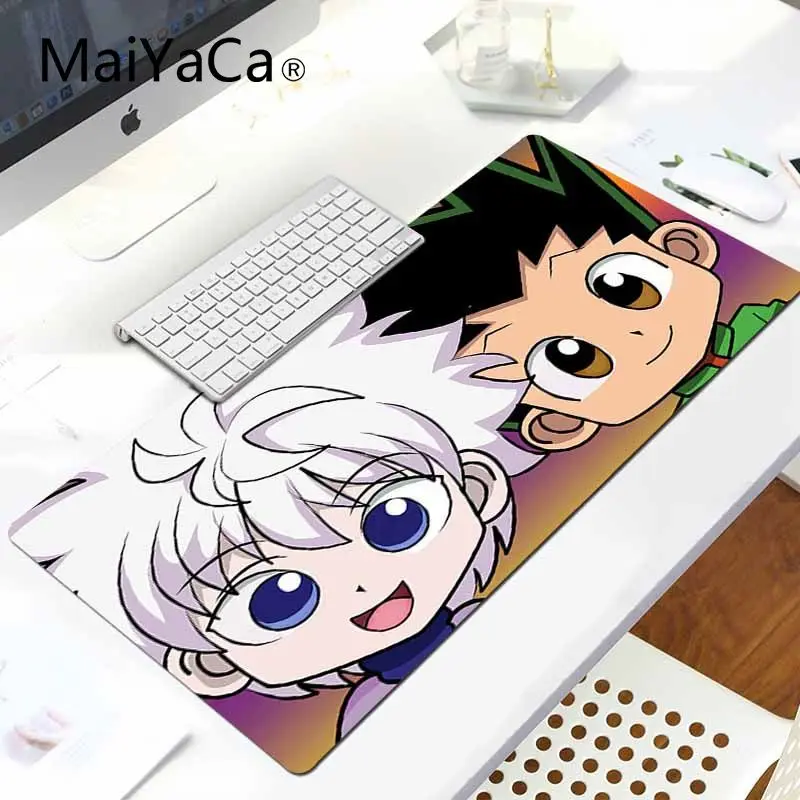 Игровой коврик для мыши MaiYaCa hunter x hunter killua с клавиатурой, Комфортный коврик для мыши, игровой коврик для мыши