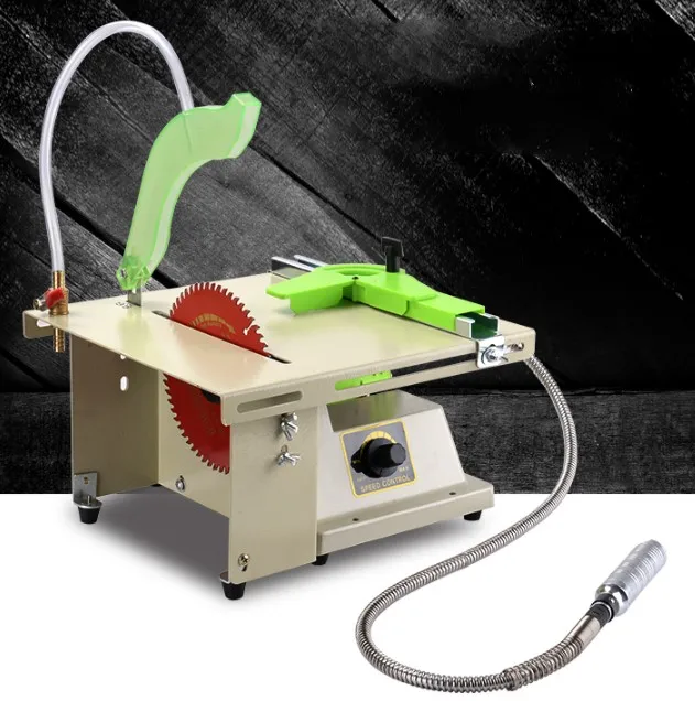 

220V 380W Multi-function Table Saw DIY Jade Engraving Machine Woodworking Table Saw Desktop Mini Stone Polisher Cutting Machine