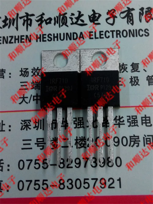 /5 шт/IRF710 TO-220