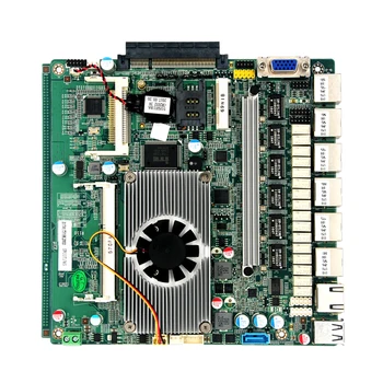 

6 lans port industrial motherboard onboard baytrail celeron j1900 cpu ddr3 2GB/4GB Ram for internet