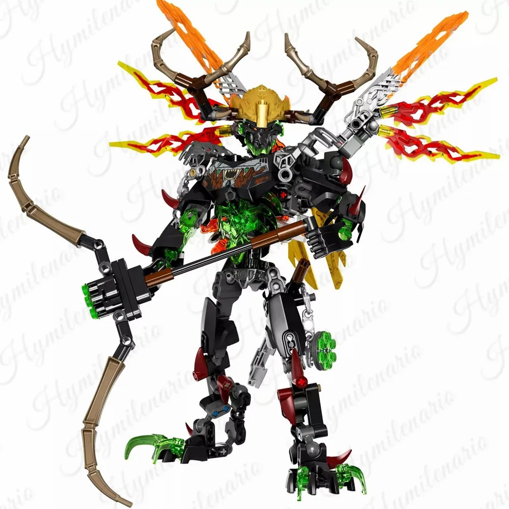

Hero Factory BIONICLE Kopaka and Melum - Unity set Robot Soldiers Figures Building Block Bricks Model Toys For Children