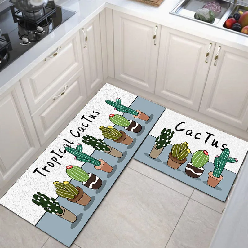 Long Kitchen Mat Bath Carpet Floor Mat Home Entrance Doormat Absorbent