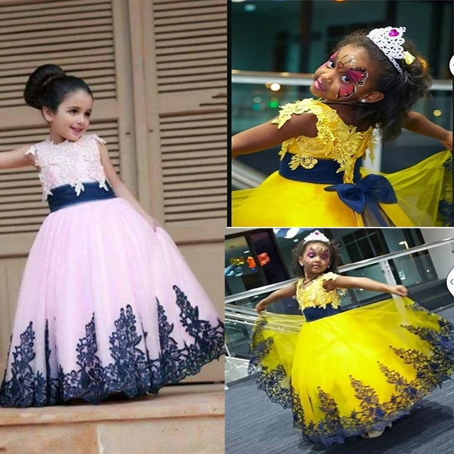 Stylish Kids Wear Yellow Color Gown With Jacket – Amrutamfab