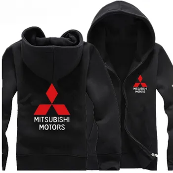 

2019 Spring Autumn New mitsubishi Sweatshirts Long Sleeve Casual Tops male coats fashion zipper jackets