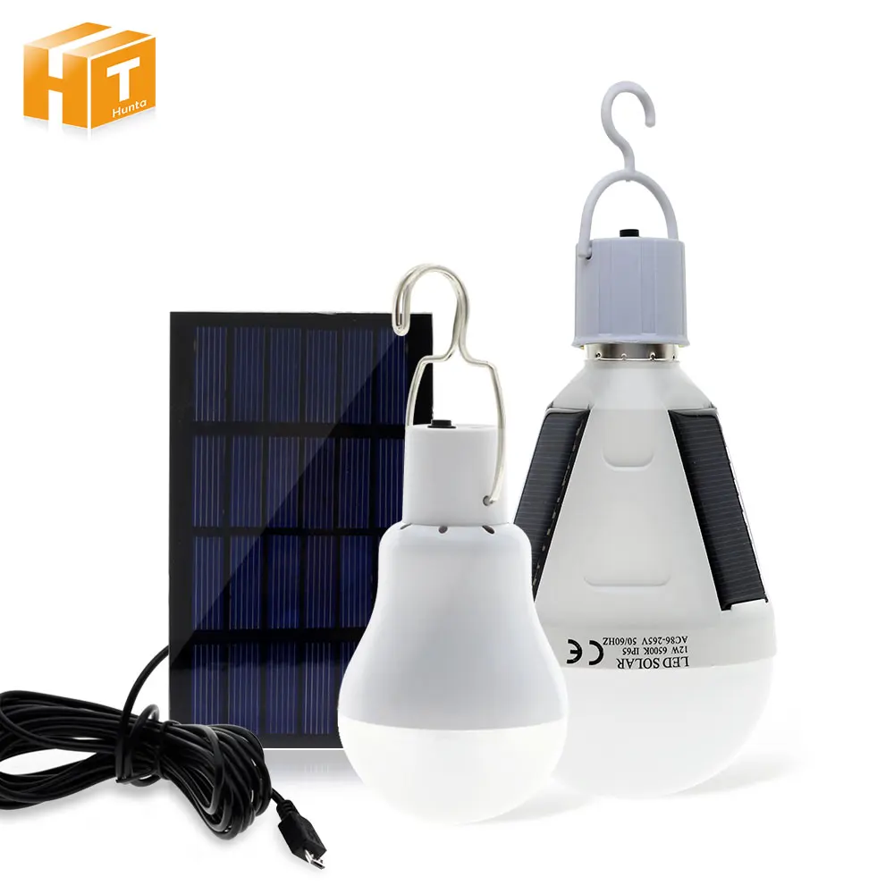 

Solar panel LED bulb 12W 15W LED Solar Lamp Solar Power Light Outdoor Solar Lamp Spotlight Garden Portable Light