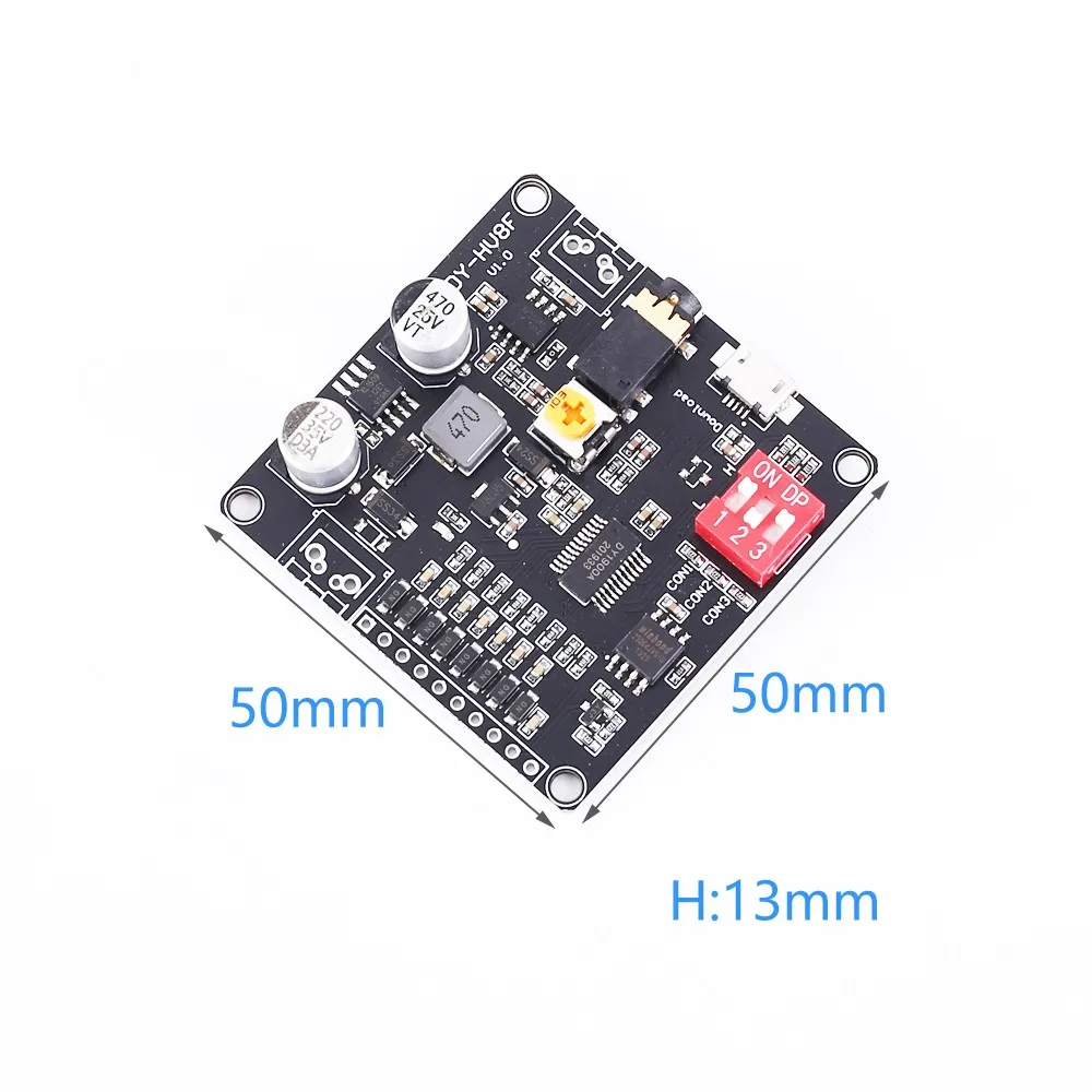 Модуль воспроизведения голоса для Arduino MP3 музыкальный плеер UART I/O усилитель