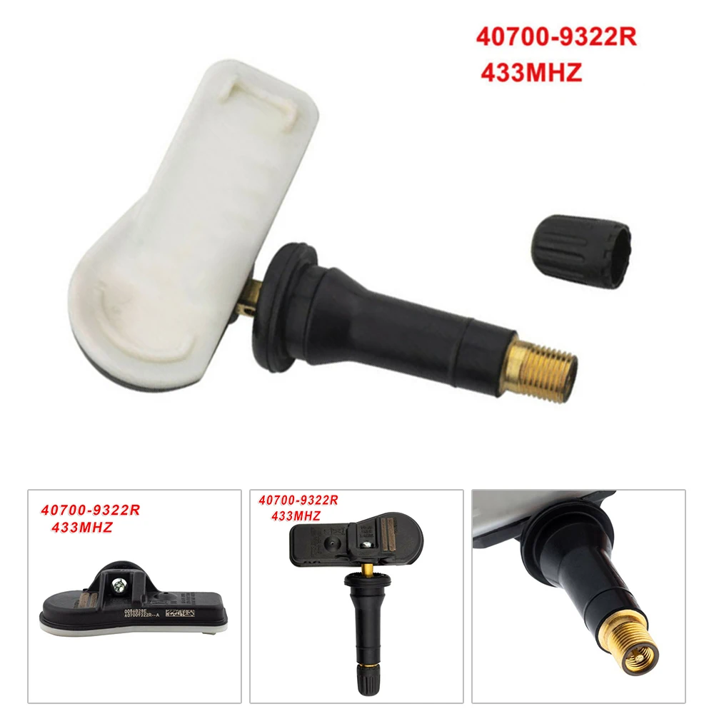 Прочный алюминиевый TPMS датчик давления в колесных шинах клапан для Renault CLIO 433MHZ 40700-9322R 407009322R