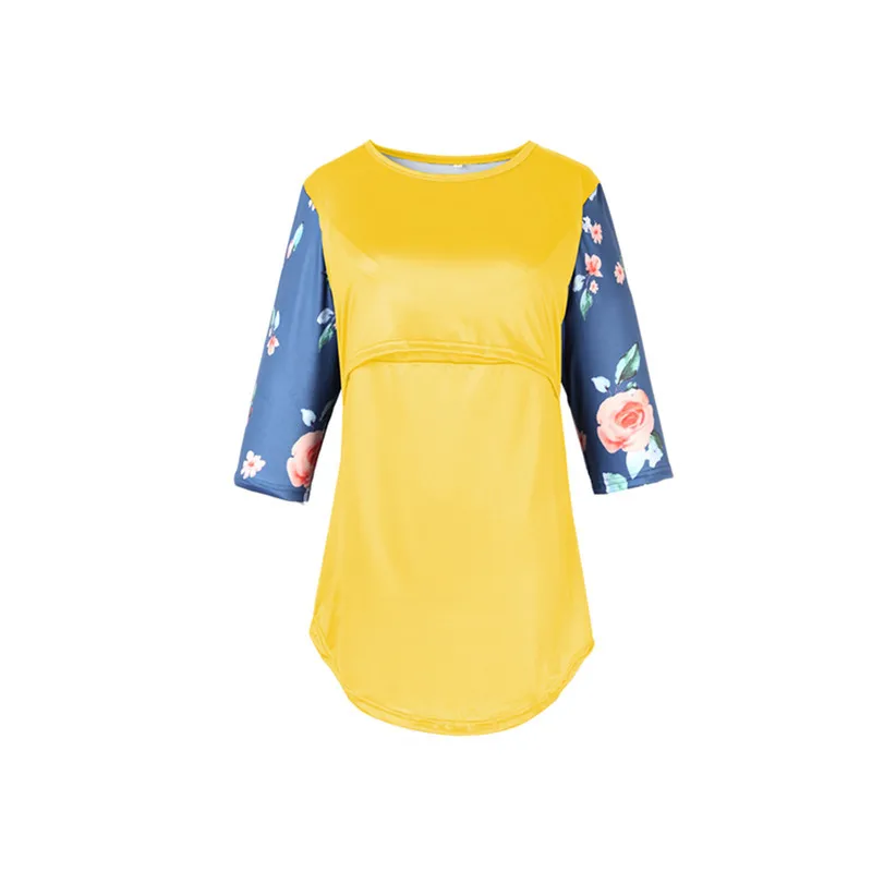 Emotion Moms/весенняя одежда для беременных с коротким рукавом, топ для кормления грудью, топы, свитер для вскармливания толстовки для беременных женщин