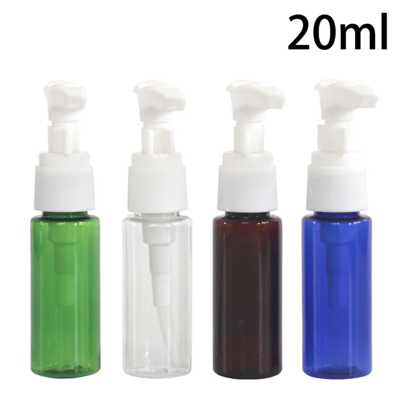 

20ml Empty Plastic Lotion Pump Bottle Cosmetic Makeup Cream Container Packaging Hotel Supplies Hand Sanitizer Free Shipping