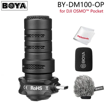 

BOYA BY-DM100-OP Type-C Microphone Omnidirectional Plug-in Digital Condenser Mic for DJI OSMO™ Pocket