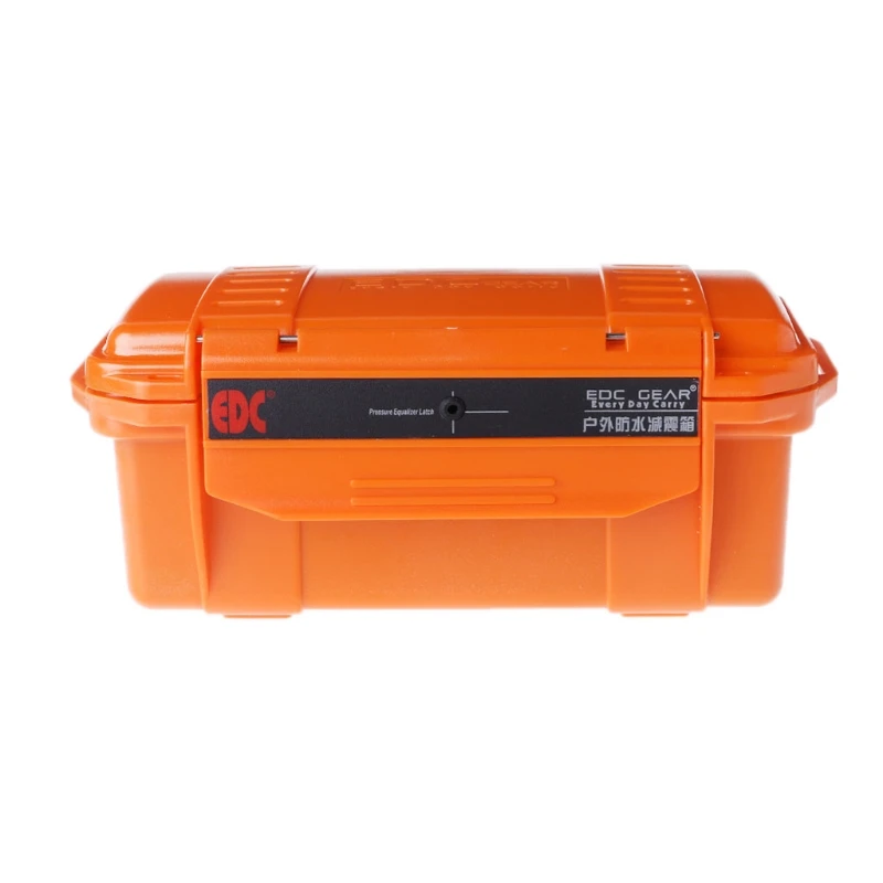 Ящик для инструментов, держатель для хранения, открытый противоударный водонепроницаемый ящик, герметичный корпус, инструменты для хранения, герметичные контейнеры - Цвет: Orange