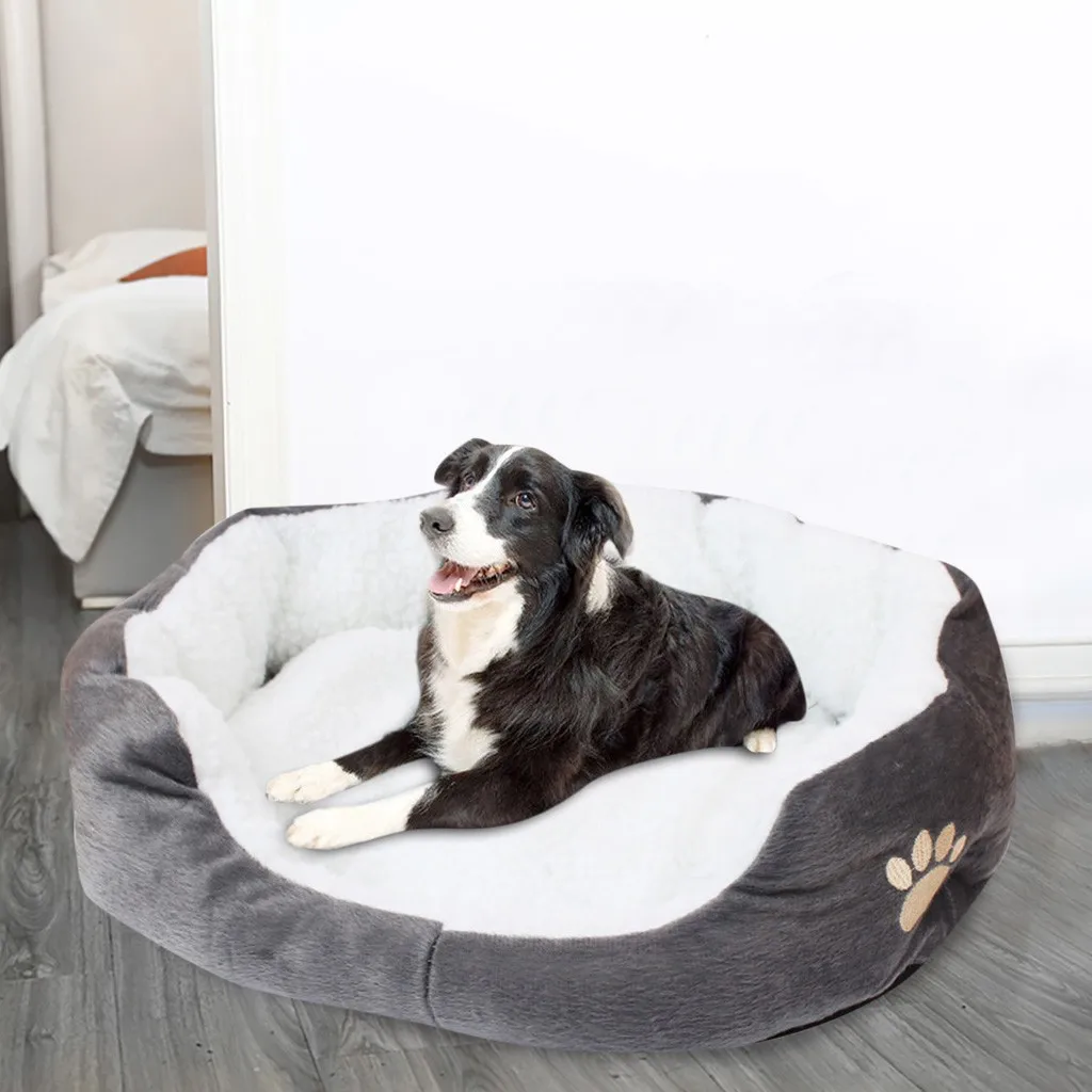 Новинка, теплая двухслойная кровать для собаки, щенка, мягкий, флисовый, для собаки, для дома, для питомца, для собаки и кошки, собачий питомник, Прямая поставка