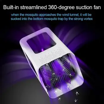 

Ultraviolet USB LED Mosquito Killer Lamp Bug Zapper Photocatalyst Repellent Lamp UV For Trap Light Mosquito USB Pest Pega J8Q9