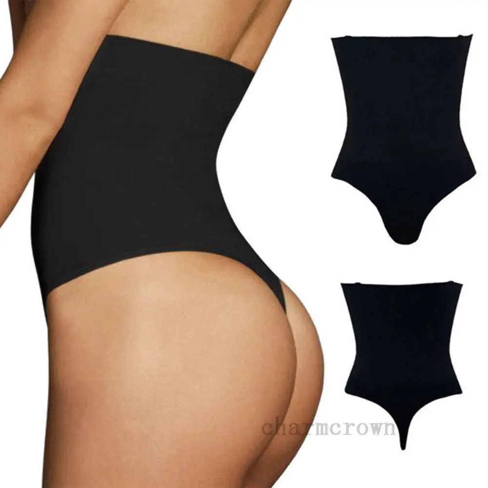 Женская тонкая живота Высокая Талия животик Управление body shaper трусики-танга женское корректирующее белье body shaper утягивающие женские тела