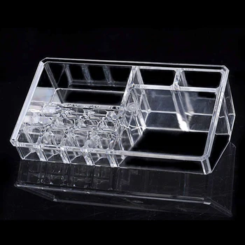 

Acrylic Clear Nail Art Container Multi-layer Jewelry Box Desktop Drawer Storage Box Holder Cosmetics Makeup Organizer