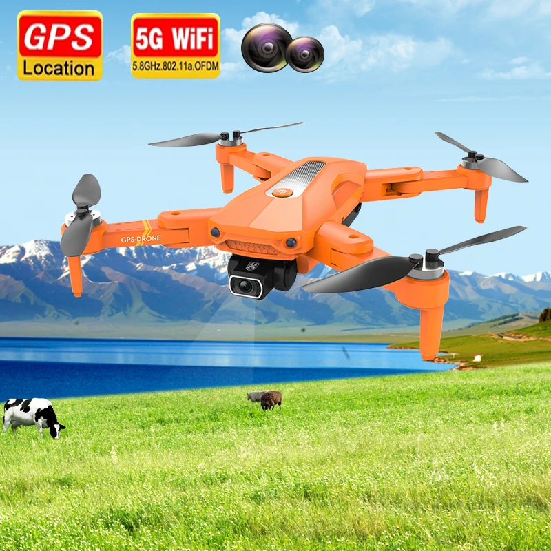 2021 Новый Дрон K80 8K HD Двойная камера с GPS 5G Wi-Fi широкоугольный FPV передача в реальном