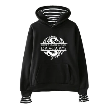 

Dracarys 2D New Clothes 2018 hot sale Two Pieces Hoodies Sweatshirts Women/men sweatshirt Kpop Casual Cool fashion Style Plus