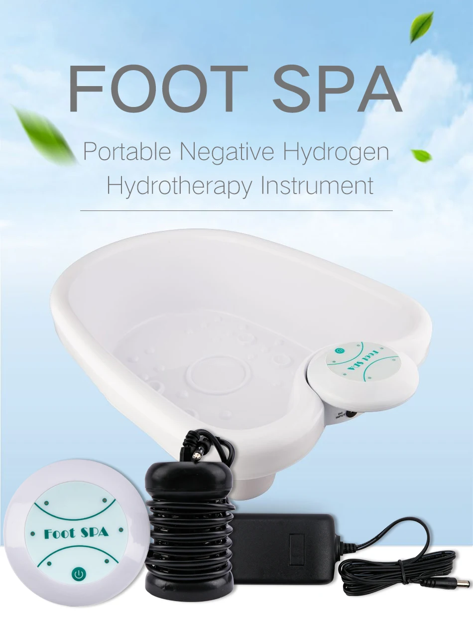 Home office Ion Ionic Cleanse Detox Foot Spa Plastic Foot Tub Bucket Foot Bath Device Machine For Men Women Health Care Tools