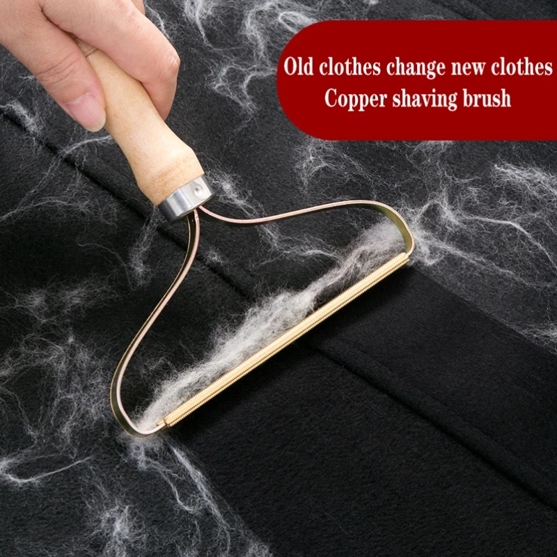 Portable Manual Epilator Clothes Fluffing Razor Tool Jacket Double