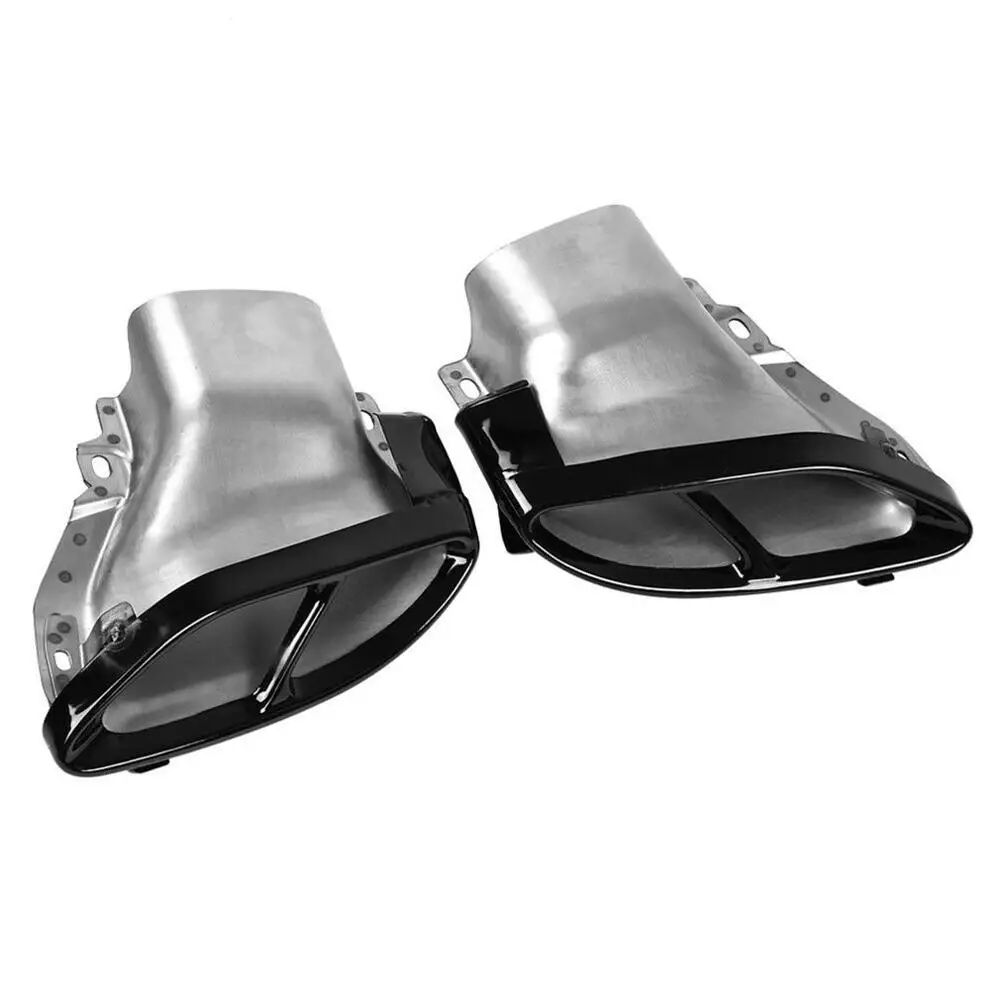 

Exhaust Pipe Tip Muffler Tail Throat Stainless Steel Exhaust Pipe Tip For Mercedes Benz W176 W246 W205 W212 W213 X253 W166 X166