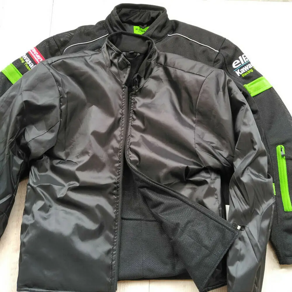 Wholesale Motocross summer winter motorcycle jacket for KAWASAKI Team Professional Motorcycle Racing Jacket protective gear