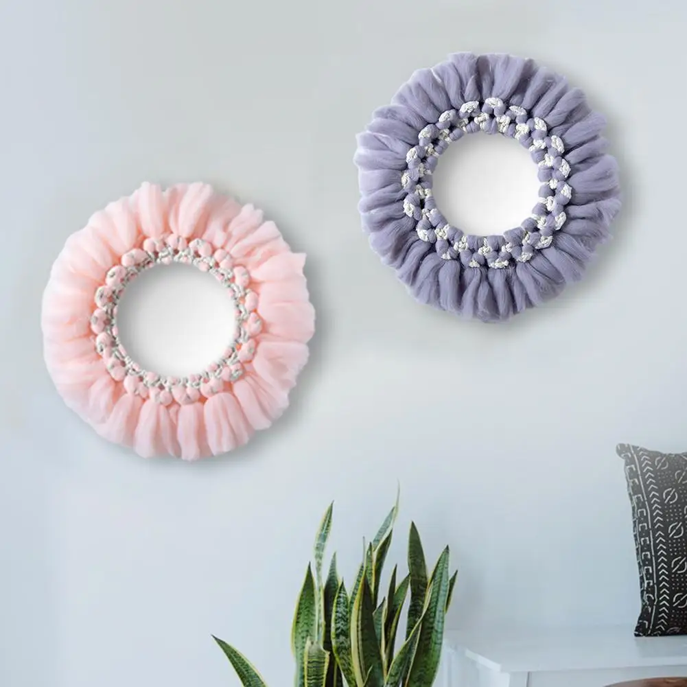 Wedding Decoration Wreath Hand-woven Hanging Flower Wreath Wall Pendant DIY Crafts Kids Room Gift Party Ornament